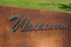 Waldcarree-Schild